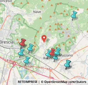 Mappa Via M. Scarpari, 25082 Botticino BS, Italia (4.49333)