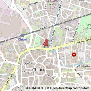 Mappa Viale Cesare Battisti, 23/25, 25032 Chiari, Brescia (Lombardia)