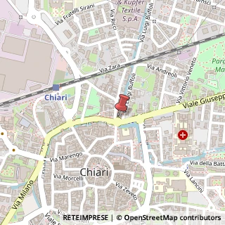 Mappa Piazza Cavour, 1, 25032 Chiari, Brescia (Lombardia)