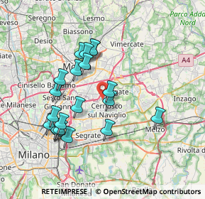 Mappa Via Cascina Torriana, 20063 Brugherio MB, Italia (6.8895)