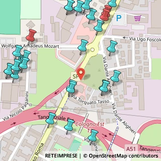 Mappa Via T. Tasso, 20093 Cologno Monzese MI, Italia (0.175)