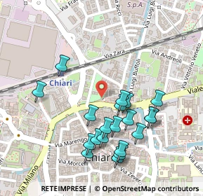 Mappa Via Cesare Battisti, 25032 Chiari BS, Italia (0.242)