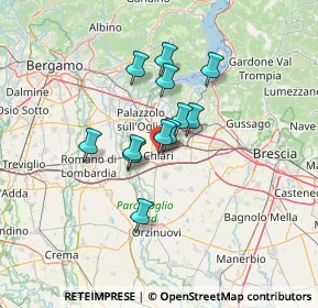Mappa Via Cesare Battisti, 25032 Chiari BS, Italia (9.34083)