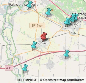 Mappa Via Cesare Battisti, 25032 Chiari BS, Italia (4.4725)
