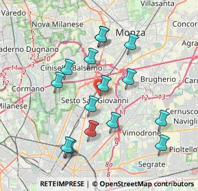 Mappa Via G. Mazzini, 20099 Sesto San Giovanni MI, Italia (3.62867)