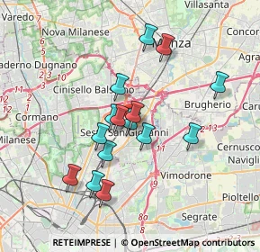 Mappa Via G. Mazzini, 20099 Sesto San Giovanni MI, Italia (3.02533)