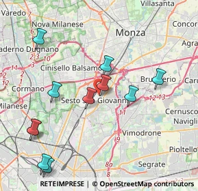 Mappa Via G. Mazzini, 20099 Sesto San Giovanni MI, Italia (4.37273)