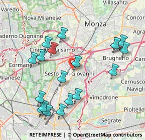 Mappa Via G. Mazzini, 20099 Sesto San Giovanni MI, Italia (4.29474)