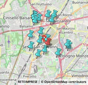 Mappa Via G. Mazzini, 20099 Sesto San Giovanni MI, Italia (1.48)