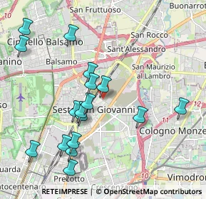 Mappa Via G. Mazzini, 20099 Sesto San Giovanni MI, Italia (2.10353)