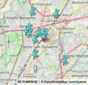 Mappa Via G. Mazzini, 20099 Sesto San Giovanni MI, Italia (1.49182)