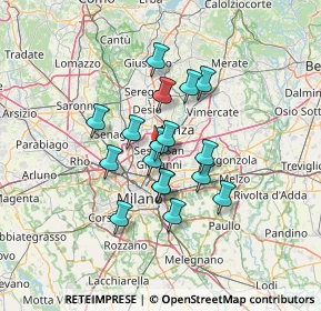 Mappa Via G. Mazzini, 20099 Sesto San Giovanni MI, Italia (10.07294)