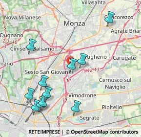 Mappa Via Santa Maria, 20093 Cologno Monzese MI, Italia (4.60636)