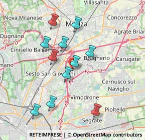 Mappa Via Santa Maria, 20093 Cologno Monzese MI, Italia (3.50545)