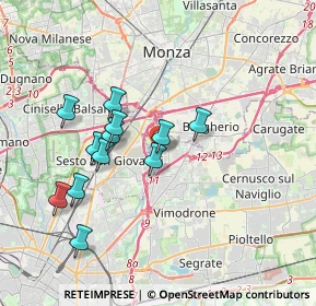 Mappa Via Santa Maria, 20093 Cologno Monzese MI, Italia (3.325)