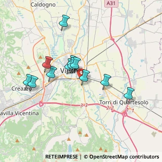 Mappa Via Antonio Grotto, 36100 Vicenza VI, Italia (3.21417)