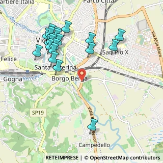 Mappa Via Antonio Grotto, 36100 Vicenza VI, Italia (1.14)