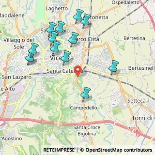 Mappa Via Antonio Grotto, 36100 Vicenza VI, Italia (2.25538)