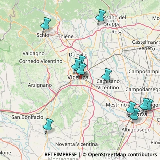 Mappa Via Antonio Grotto, 36100 Vicenza VI, Italia (17.88167)