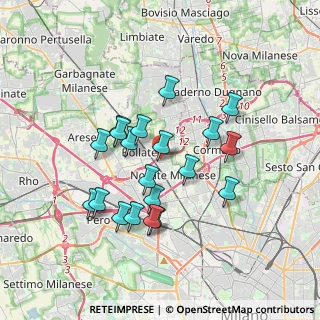 Mappa Via Tonale, 20026 Novate Milanese MI, Italia (3.159)