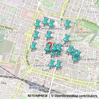 Mappa Via Dante Alighieri, 25122 Brescia BS, Italia (0.3705)
