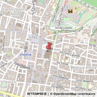 Mappa Piazza Paolo VI, 230, 25121 Brescia, Brescia (Lombardia)