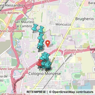 Mappa Via Arturo Toscanini, 20093 Cologno Monzese MI, Italia (0.818)