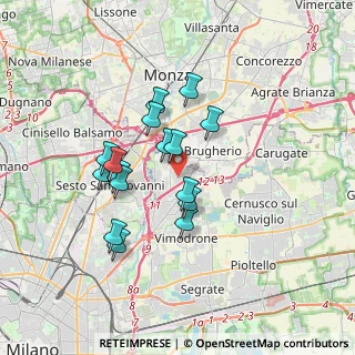 Mappa Via Arturo Toscanini, 20093 Cologno Monzese MI, Italia (2.93125)