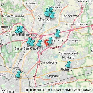 Mappa Via Arturo Toscanini, 20093 Cologno Monzese MI, Italia (4.21214)