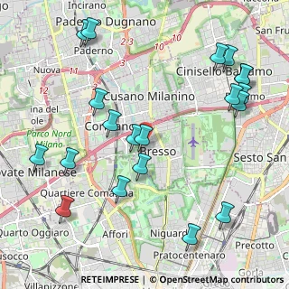 Mappa Via Giacomo Brodolini, 20032 Cormano MI, Italia (2.5335)