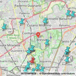 Mappa Via Giacomo Brodolini, 20032 Cormano MI, Italia (3.3515)
