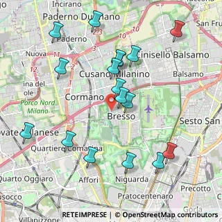 Mappa Via Giacomo Brodolini, 20032 Cormano MI, Italia (2.15588)