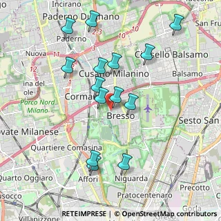 Mappa Via Giacomo Brodolini, 20032 Cormano MI, Italia (1.925)