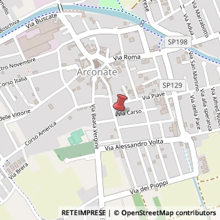 Mappa Via Carso, 2, 20020 Arconate, Milano (Lombardia)