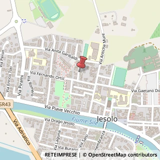Mappa Via Andrea Bon III, 18, 30016 Jesolo, Venezia (Veneto)