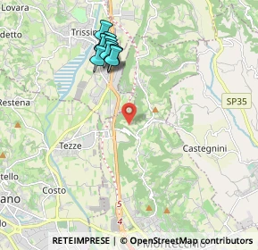 Mappa Via Roccolo, 36075 Montecchio Maggiore VI, Italia (1.95)
