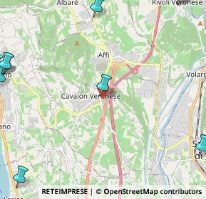 Mappa Via Mondara, 37010 Cavaion Veronese VR, Italia (3.83917)