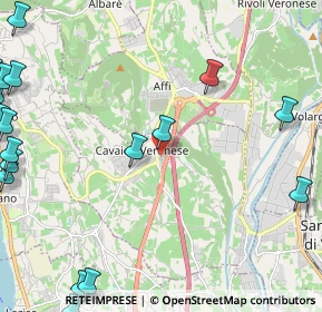 Mappa Via Mondara, 37010 Cavaion Veronese VR, Italia (3.5825)