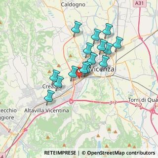 Mappa Via Claudio Monteverdi, 36100 Vicenza VI, Italia (2.96)