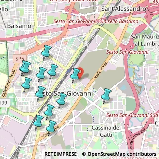 Mappa Via Giuseppe Mazzini, 20099 Sesto San Giovanni MI, Italia (1.23231)