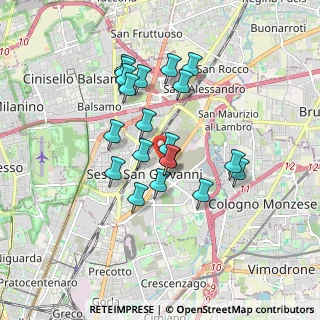 Mappa Via Giuseppe Mazzini, 20099 Sesto San Giovanni MI, Italia (1.486)