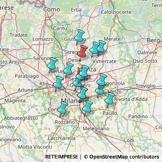 Mappa Via Giuseppe Mazzini, 20099 Sesto San Giovanni MI, Italia (10.07588)