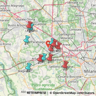 Mappa 20010 Pogliano Milanese MI, Italia (6.16417)
