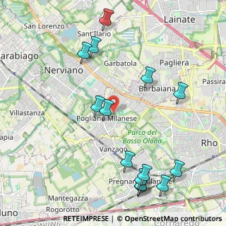 Mappa 20010 Pogliano Milanese MI, Italia (2.49143)
