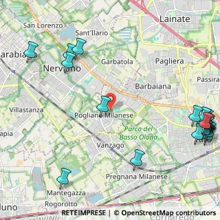 Mappa 20010 Pogliano Milanese MI, Italia (3.2765)
