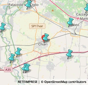 Mappa Via Buffoli Luigi, 25032 Chiari BS, Italia (6.40462)