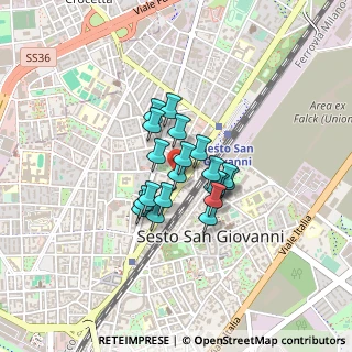 Mappa Via Franco Sacchetti, 20099 Sesto San Giovanni MI, Italia (0.2605)