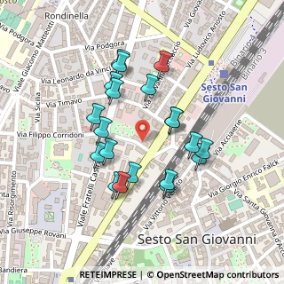 Mappa Via F. Sacchetti, 20099 Sesto San Giovanni MI, Italia (0.202)