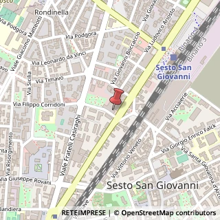 Mappa Via F. Sacchetti, 20, 20099 Sesto San Giovanni, Milano (Lombardia)