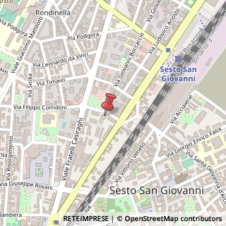 Mappa Via F. Sacchetti, 31, 20099 Sesto San Giovanni, Milano (Lombardia)